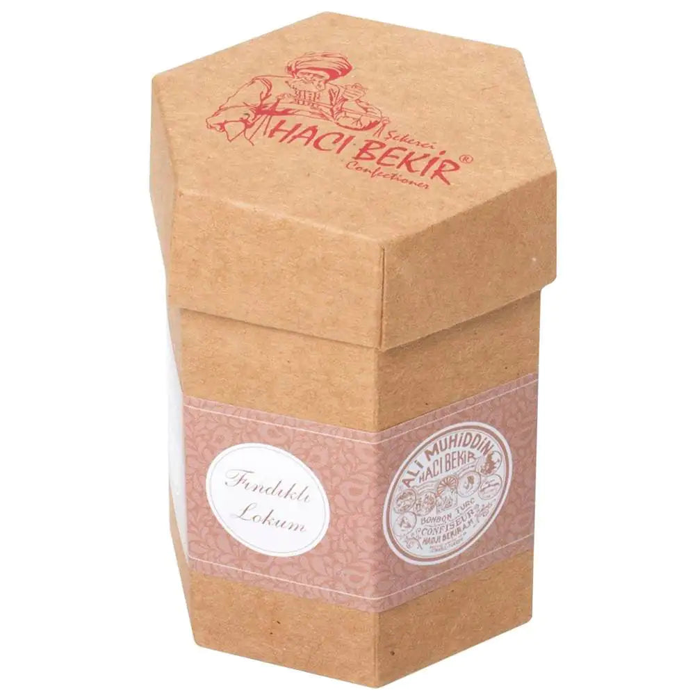 Hacı Bekir Hazelnut Turkish Delight in Kraft Box, 125g