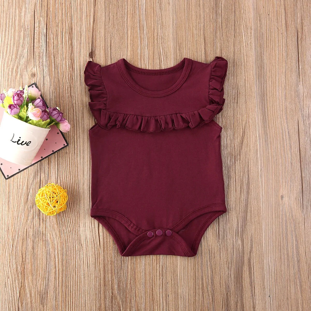 Newborn Baby Girl Sunsuit Outfit