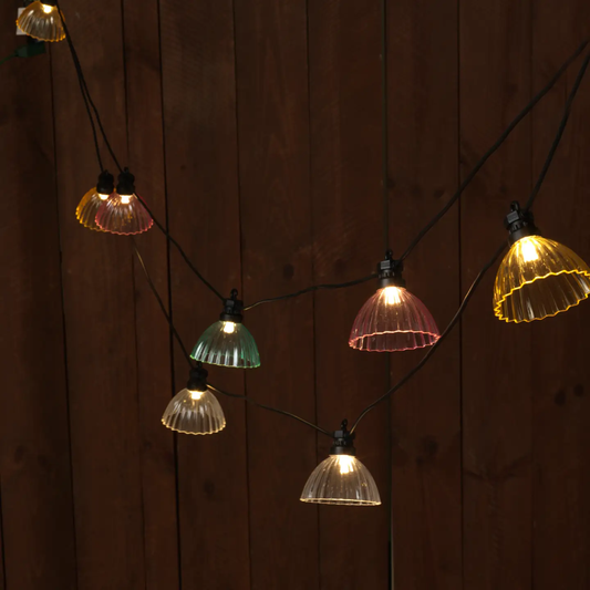 Retro Lampshade Patio String LIghts - - Home & Living >> Lighting >> Novelty