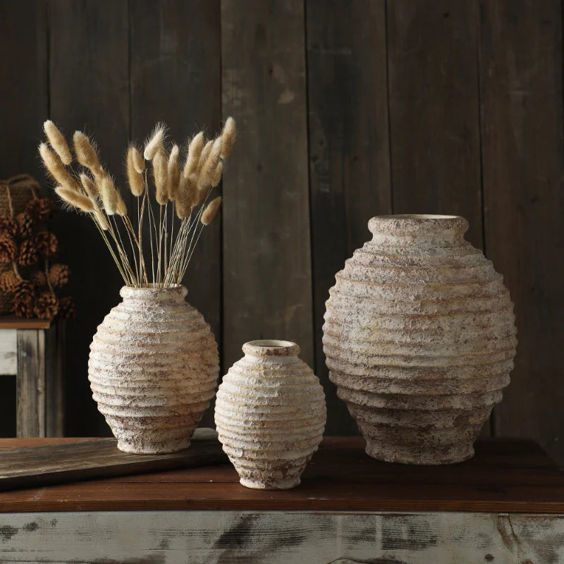 Antique Stoneware Vase Kia Day Design