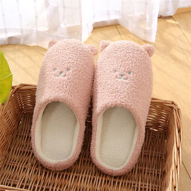 Fluffy Cute Animal Slippers