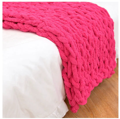 Handwoven Chunky Wool Blanket