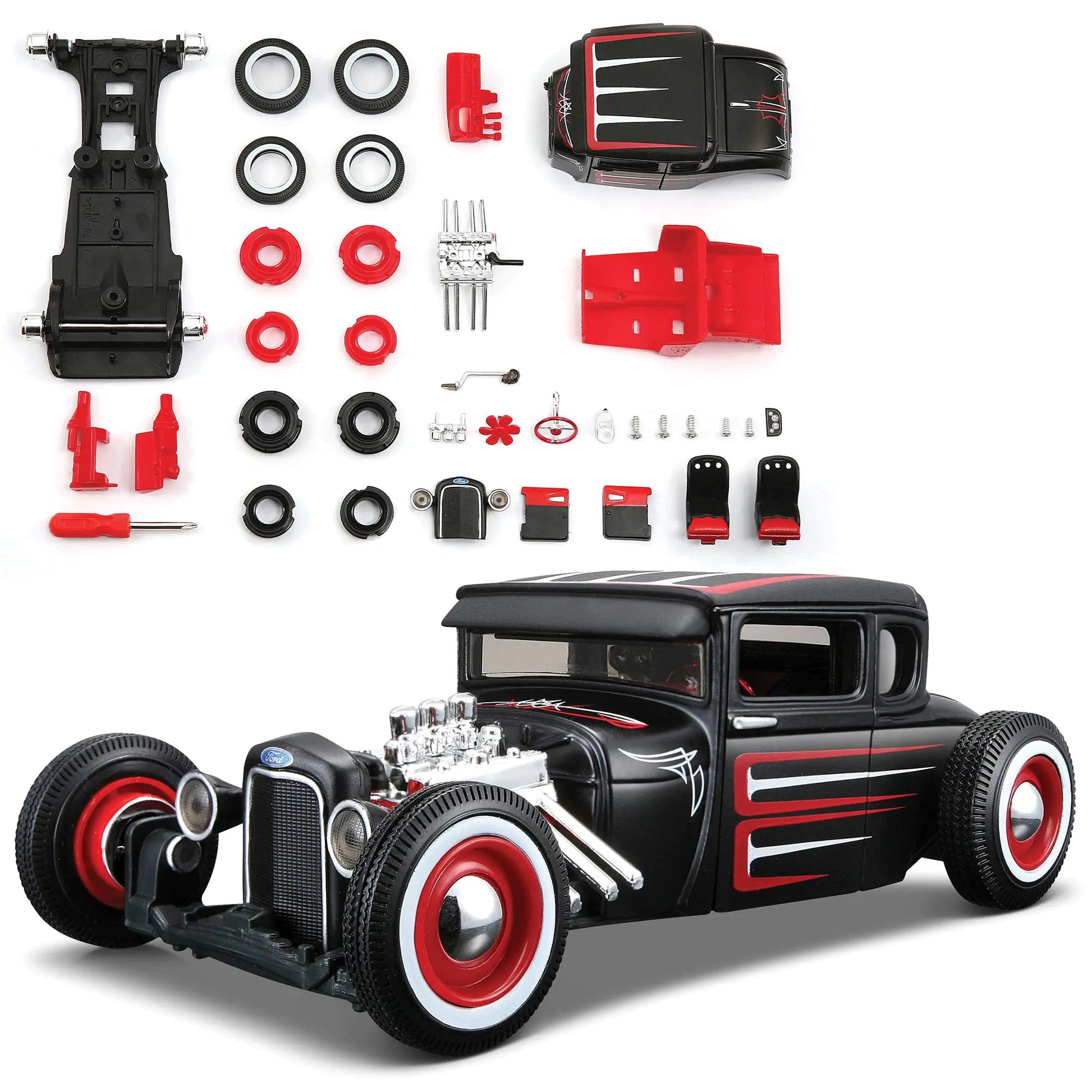 Maisto 1:24 Scale All Star Assembly Line 1929 Ford Model A Diecast Model Kit Small - n a - toy car
