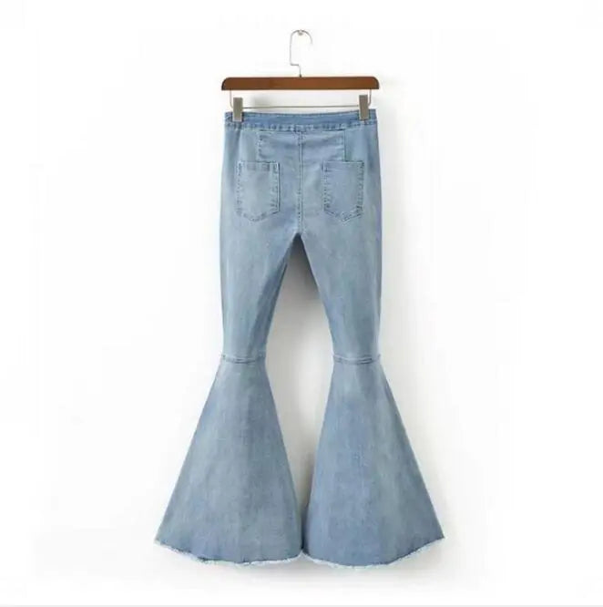 High-Waisted Slim Fit Stretch Jeans