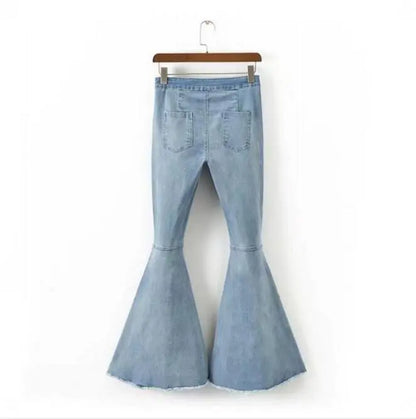 High-Waisted Slim Fit Stretch Jeans