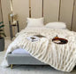 Luxury Faux Rabbit Fur Winter Blanket Kia Day Design