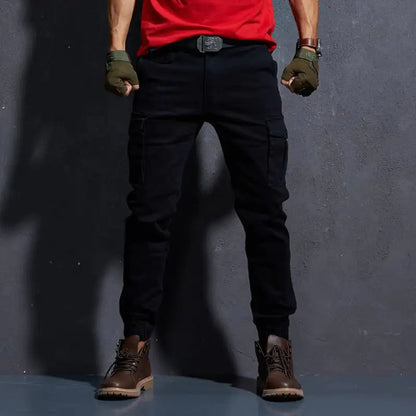 Men's Slim Fit Solid Color Pants - Kia Day Design