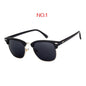 Retro Polarized Sunglasses Gray black