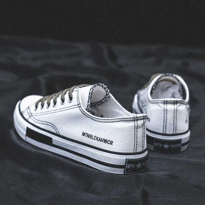 Low-Top Canvas Sneakers - Kia Day Design