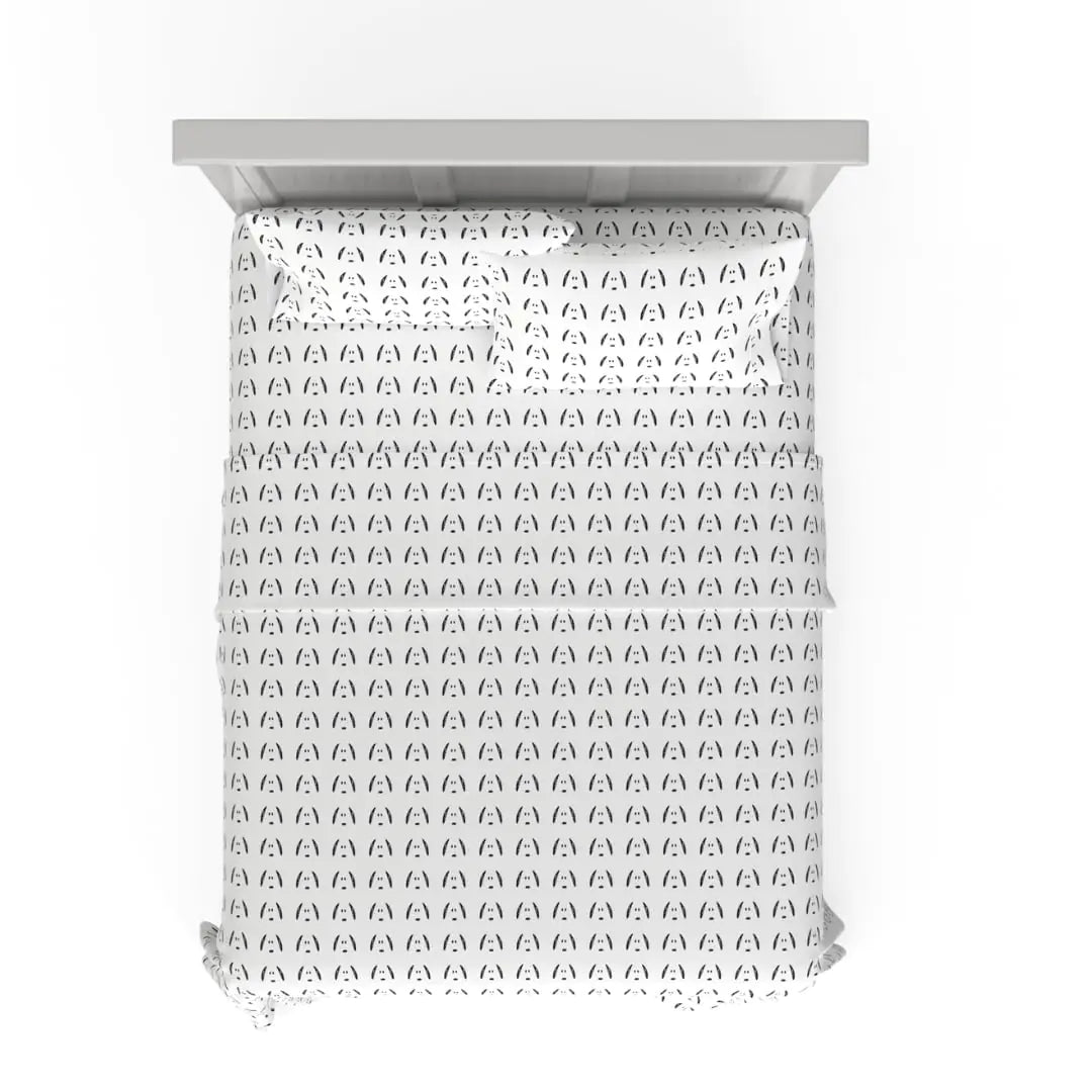 Franco Collectibles Peanuts Snoopy Bedding Super Soft Cozy Microfiber 4 Piece Queen Sheet Set (Officially Licensed Product) Kia Day Design