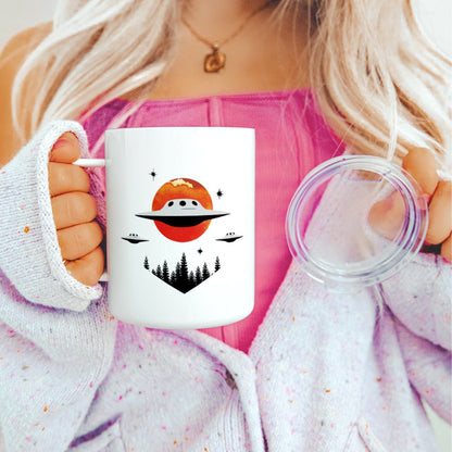 UFO Insulated Travel Mug - -