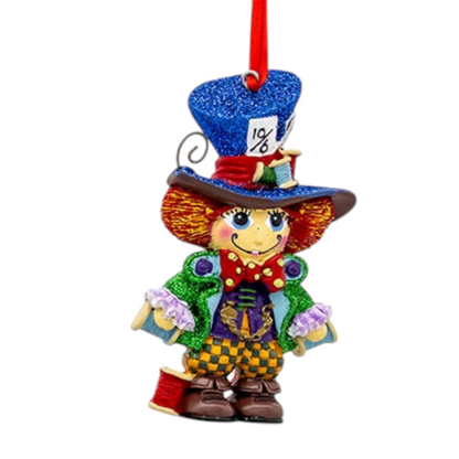 Alice in Wonderland Collection – Mad Hatter Ornament - Default Title - Christmas >> Ornaments >> Licensed