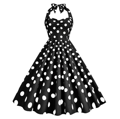 Vintage 50s Audrey Hepburn Style Mesh Dress - - dress