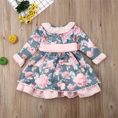 Newborn Floral Dress for Baby Girl Princess Party 6T