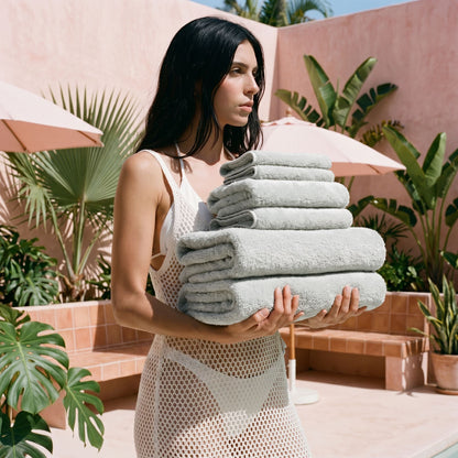 Ultraplush Australian Cotton Towels - Mist Standard Set (Set of 6 with Bath Towels) - Home - Bath