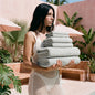 Ultraplush Australian Cotton Towels - Mist Standard Set (Set of 6 with Bath Towels) - Home - Bath
