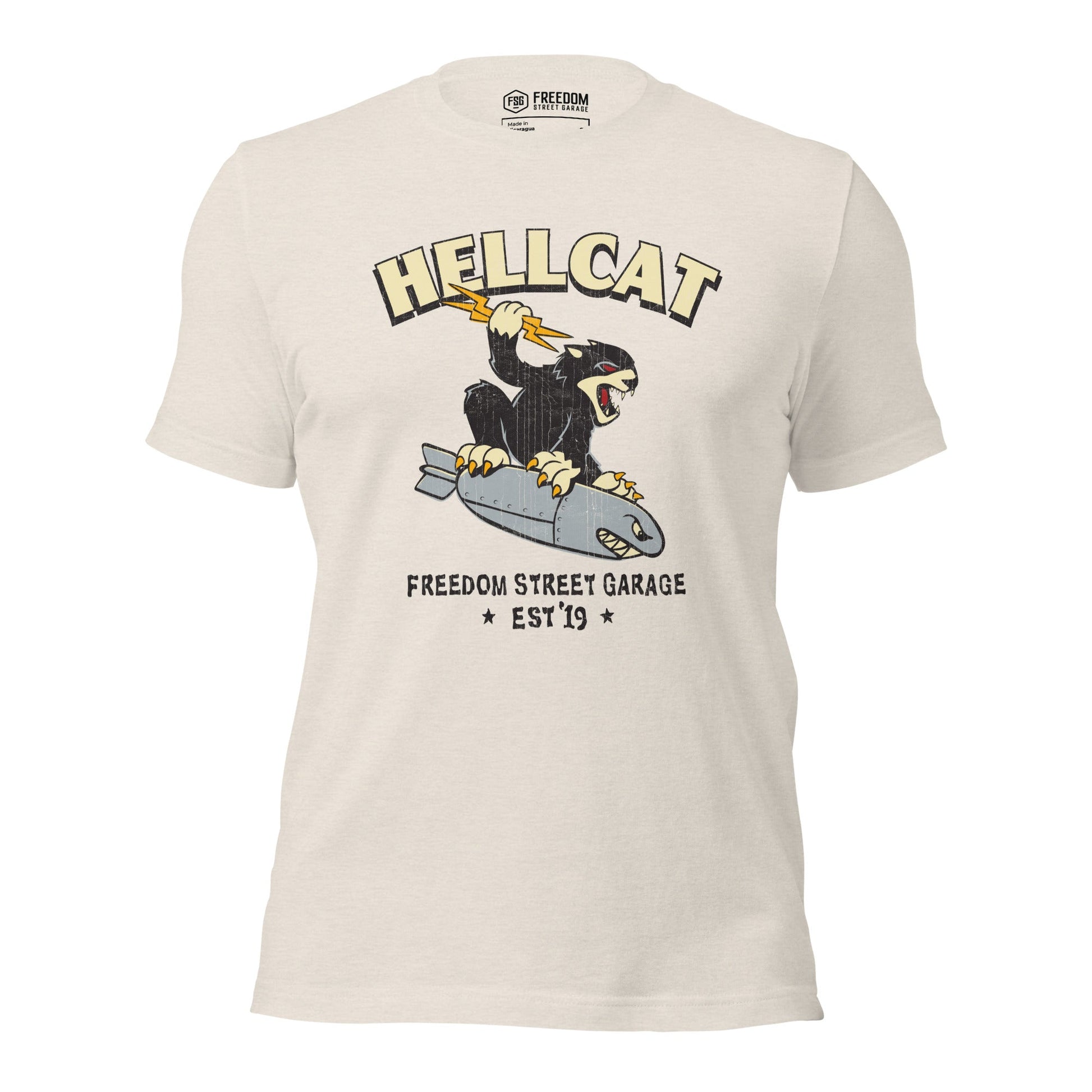 Big Cat Bomber T-Shirt - - T-Shirt