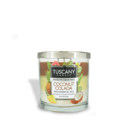 Tuscany Candle Coconut Colada Long-Lasting Scented Jar Candle 14 oz - n a - candle