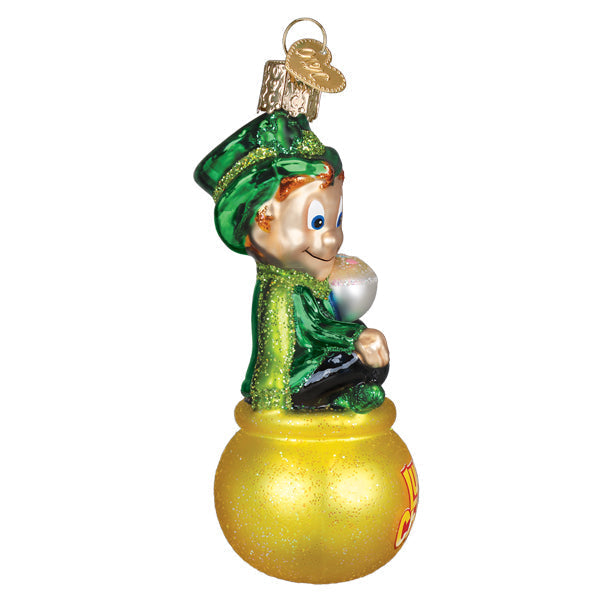 Lucky The Leprechaun Ornament - - Christmas >> Ornaments >> Glass