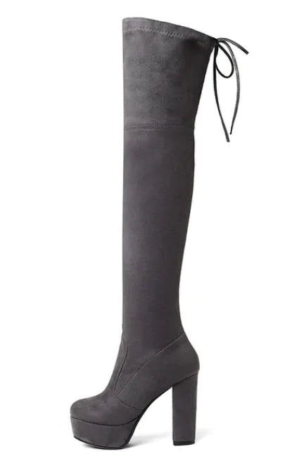 Women's Over the Knee Boots - Kia Day Design