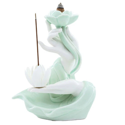 Lotus Backflow Incense Burner Kia Day Design