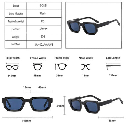 Anti-Blue Light Square Glasses - Kia Day Design