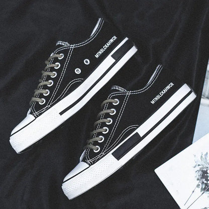 Low-Top Canvas Sneakers - Kia Day Design