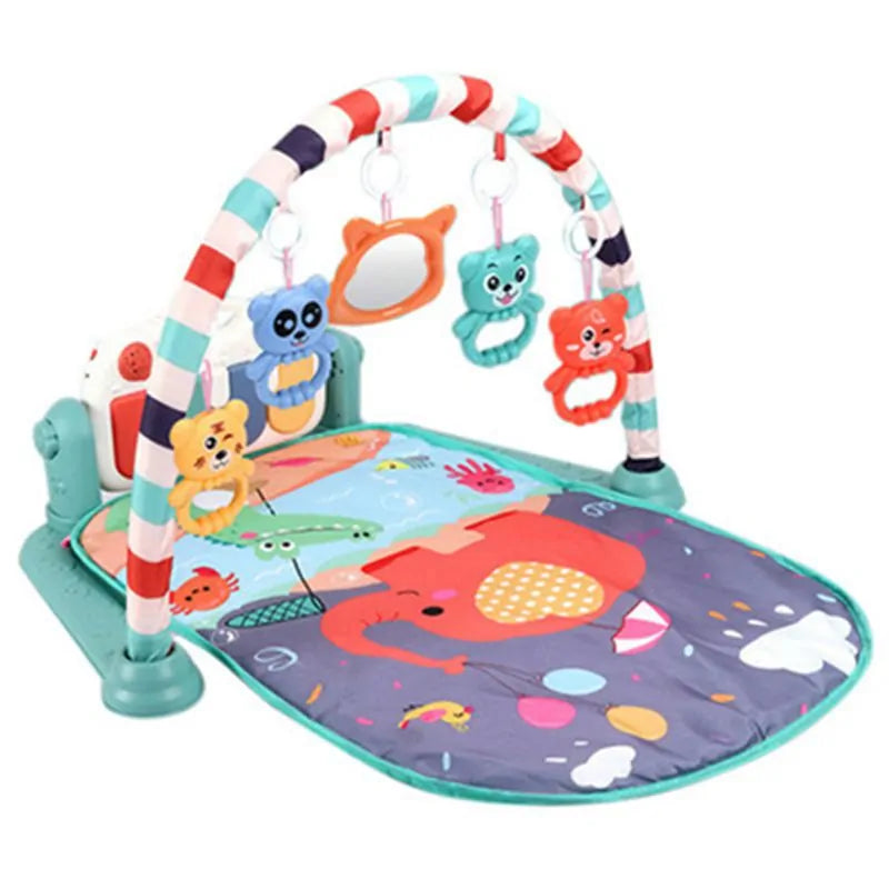 Baby Music Puzzle Play Mat: Educational Keyboard Carpet with Rack Toys for Infant Fitness and Crawling Kia Day Design