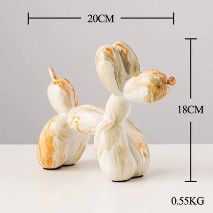 Nordic Resin Balloon Dog Statue Kia Day Design