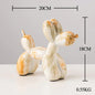 Nordic Resin Balloon Dog Statue Kia Day Design
