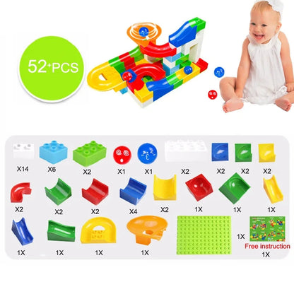 Duploed Blocks Funnel Slide Bricks Toys - Kia Day Design