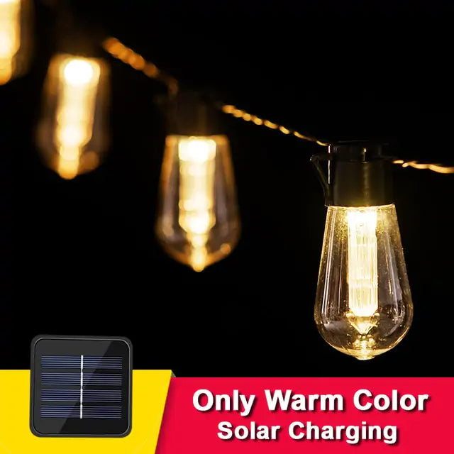 LED Solar Lights - - string lights
