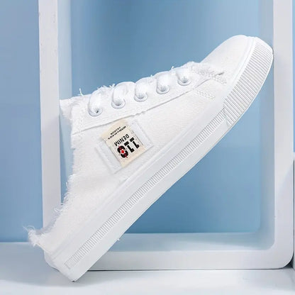 Flat Slip-On Canvas Sneakers - Kia Day Design