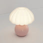 Cream Decorative Mushroom Table Lamp B Pink