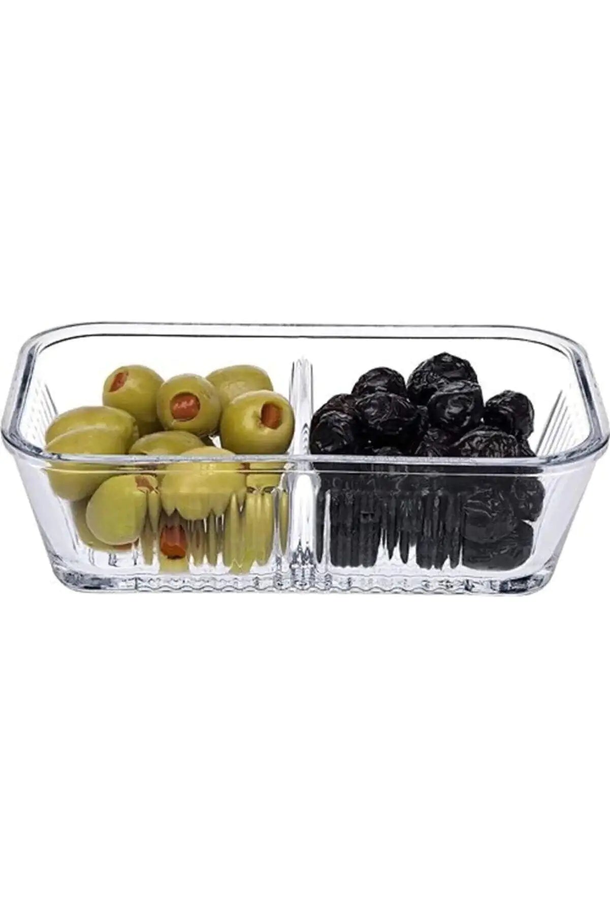Partitioned Glass Storage Container - Kia Day Design