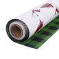 Linelglobal Deer Plaid Reversible Roll Wrapping Paper - Deer Plaid (30x390 Inch) - wrapping paper