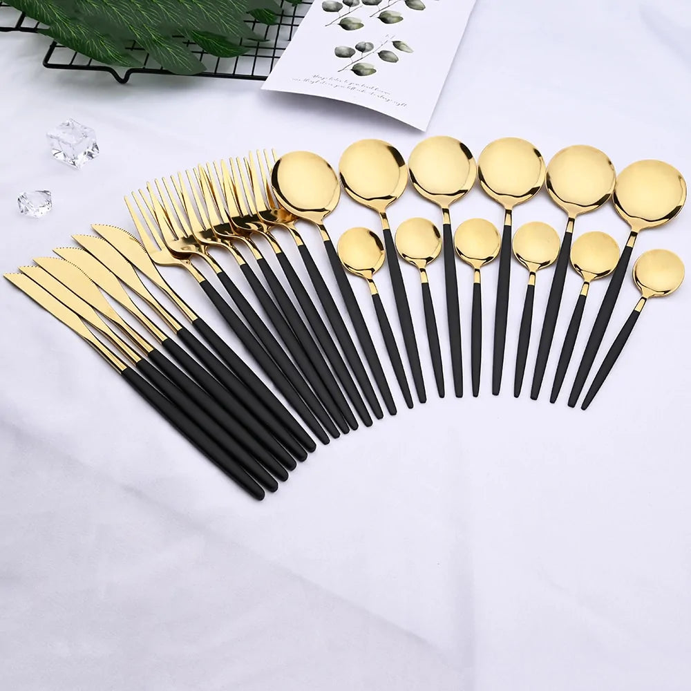 Kitchen Fork Knife Spoon Tableware Set