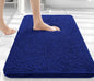 Long Chenille Non-Slip Floor Mat - Saphire Blue 40X60 - rug