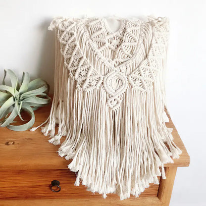Tassel Cotton Woven Pillow - Kia Day Design