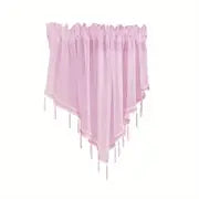 Solid Color Triangle Short Curtain - Kia Day Design