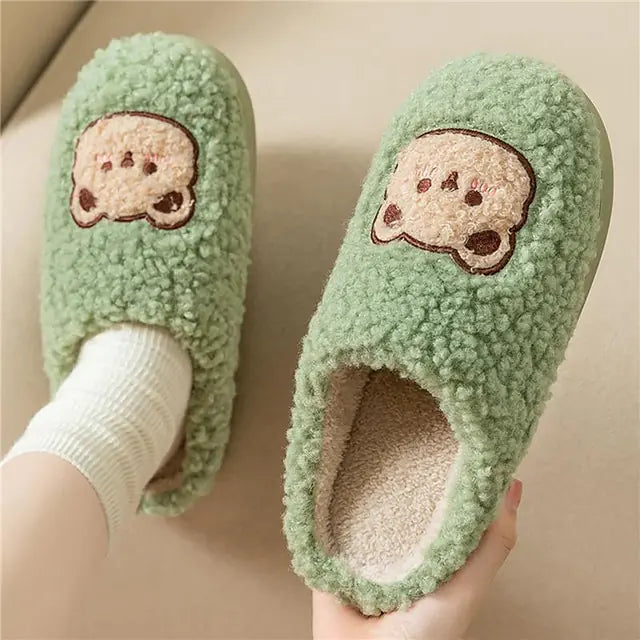 Fluffy Cute Animal Slippers