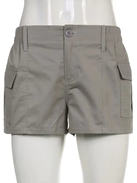 Rapcopter Y2K Cargo Shorts for Women