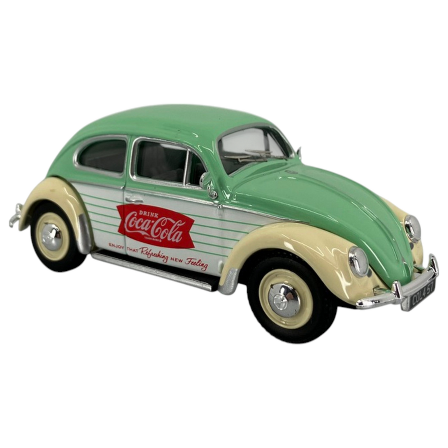 Volkswagen Beetle 1:43 Coca-Cola Retro Edition - - Christmas >> Villages >> Accessories