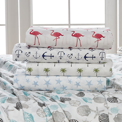 Coastal Printed Sheet Set - Newport Collection - - Bed Sheets