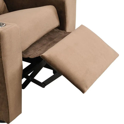 Kids Upholstered Chair With Cup Holder - - chair