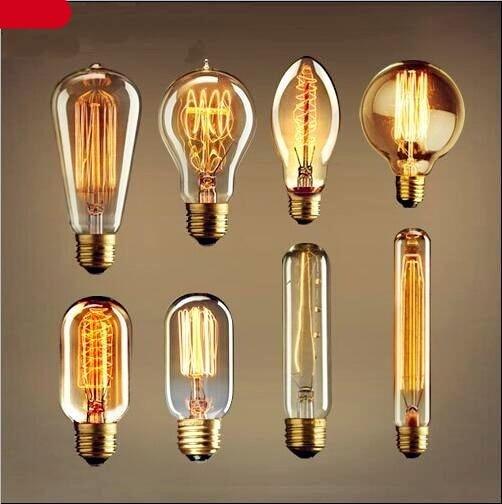 Vintage Bulb Retro Lamp Bulb Ampoules Light Incandescent Bulbs Light Warm Dimmable Home Decor Clear Glass Incandescent Vintage Antique Bulb For Home Bedroom - - ST50DE4829ZIA