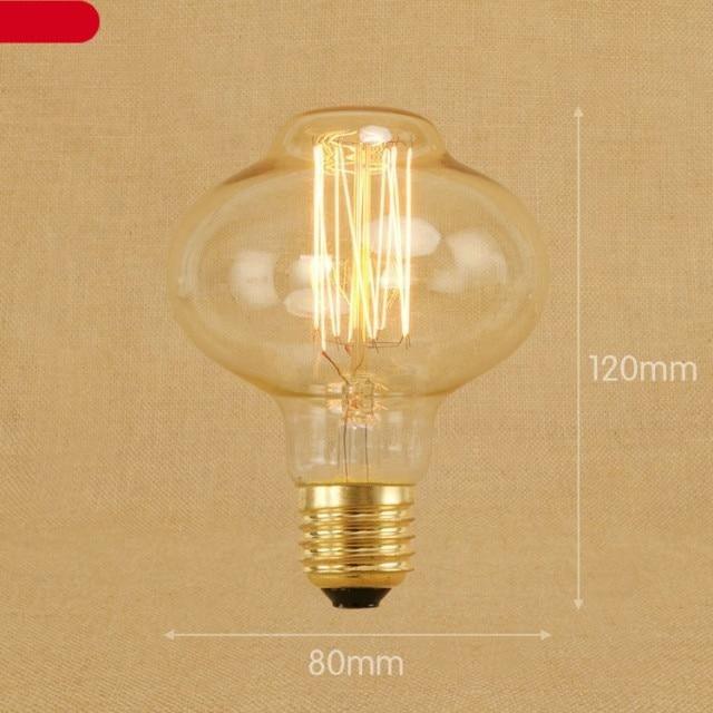 Vintage Bulb Retro Lamp Bulb Ampoules Light Incandescent Bulbs - 1 2 - light bulb