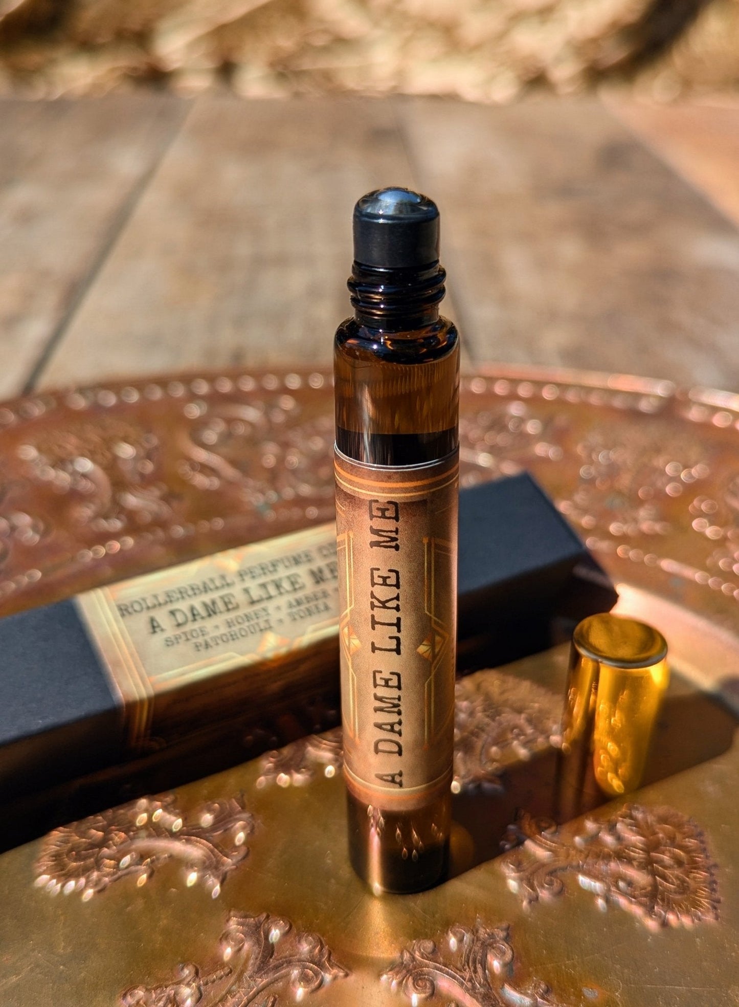 Vintage Perfume Oil Rollerball – Old Hollywood Inspired Travel Fragrance - A Dame Like Me - perfume