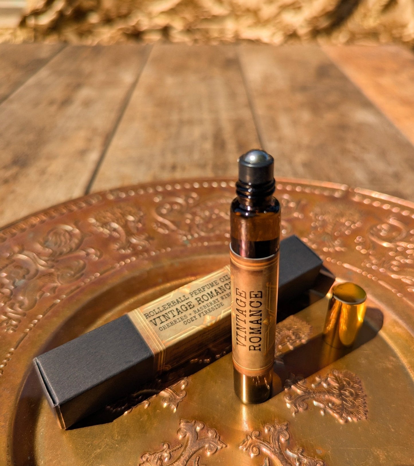Vintage Perfume Oil Rollerball – Old Hollywood Inspired Travel Fragrance - Vintage Romance - perfume