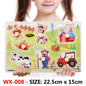 Baby Montessori Wooden Puzzle Board - Kia Day Design